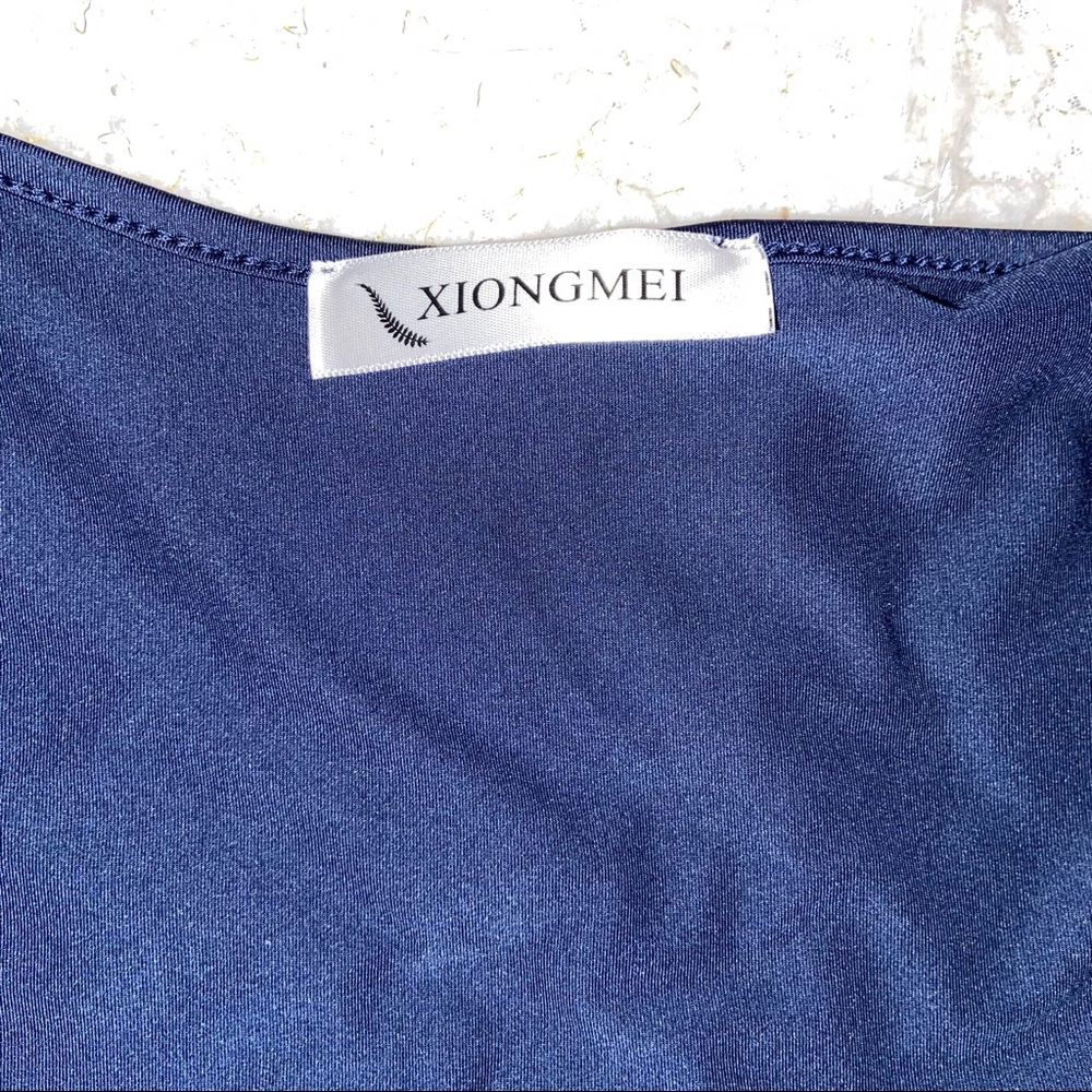 💙✨ Navy Blue Wrap Maxi Dress – Size S - Picture 5 of 10